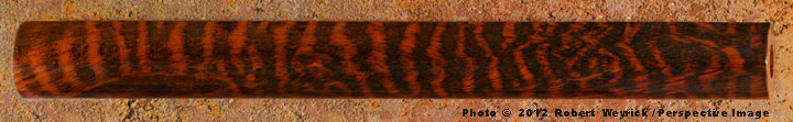 snakewood blank for making a flute